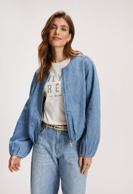 Denim Bomber Jacket