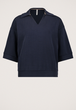 Pinstripe Scuba Polo