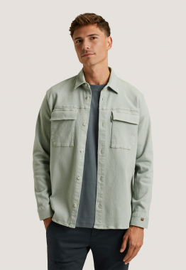 Twill Shirt Jacket