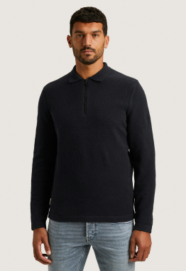 Wool Blend Poloshirt