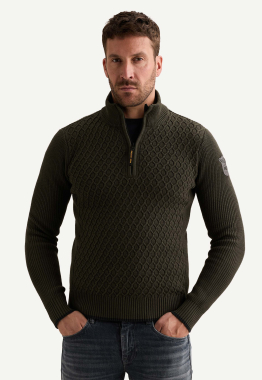 Yarn Half Zip Trui