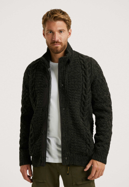 Heavy Knit Zip Vest