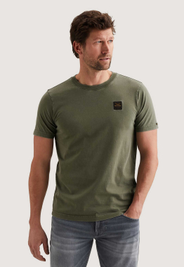 Garment-Dye Badge T-shirt