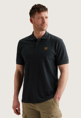 Jaqcuard Stripe Polo