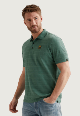 Jaqcuard Stripe Polo