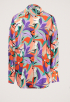 Talia Big Flower Oversized Blouse 