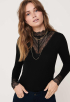 Tilde High Neck Lace Top