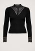 Tilde High Neck Lace Top