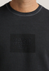 R-neck Cold-dye Terry Sweater