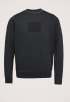 R-neck Cold-dye Terry Sweater