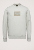 R-neck Cold-dye Terry Sweater