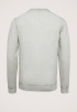 R-neck Cold-dye Terry Sweater