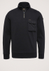 Collar Fine Terry Sweater 