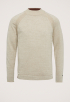R-neck Heather Plated Knit