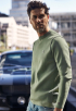 Mock Neck Soft Viscose Blend Trui