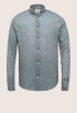 Long Sleeve Print Pique Shirt