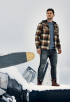 Heavy Flanel Twill Padded Overshirt