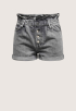 Cuba Paperbag Denim Shorts