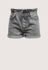 Cuba Paperbag Denim Shorts