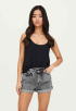 Cuba Paperbag Denim Shorts
