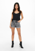 Cuba Paperbag Denim Shorts