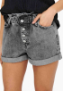 Cuba Paperbag Denim Shorts