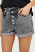 Cuba Paperbag Denim Shorts