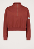 Badge Half Zip Sweater