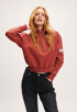 Badge Half Zip Sweater