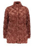 Curl High Neck Faux Fur Jas