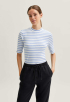 Anna Crew Neck Stripe T-shirt