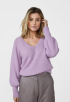 V-neck Sweater Feather Knit Trui