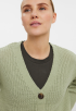 Lea V-Hals Gebreid Vest Cardigan