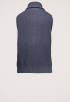 Gebreid Mouwloos Zip Thru Vest