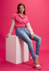 Cassy Mid Waist Skinny Jeans