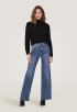 Madison Blush Wide Jeans