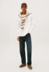 Slim Waffle Script Henley Longsleeve