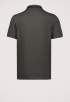 Monogram pique tipped polo