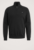 Half Zip Collar Cotton Stretch Trui