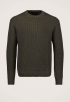 Rib-Knit Cotton Pullover