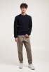 Rib-Knit Cotton Pullover