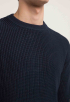 Rib-Knit Cotton Pullover