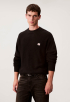 Cotton waffle crew knit