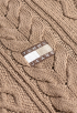 Cable Knit Zip Trui