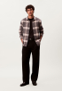 Brushed Plaid Overshirt