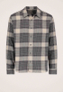Brushed Plaid Overshirt