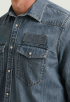 Denim Shirt Met Badges
