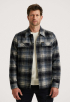 Woolblend Check Overshirt