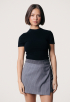 Ella Pinstripe Two Tone Skort