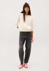 Raglan Script Sweater